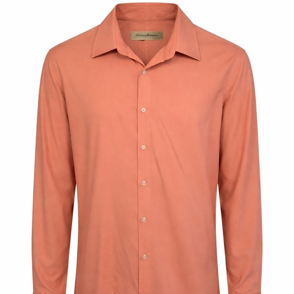 Tommy Bahama Other - Tommy Bahama Men's Coral Button-Down Shirt 100% Silk